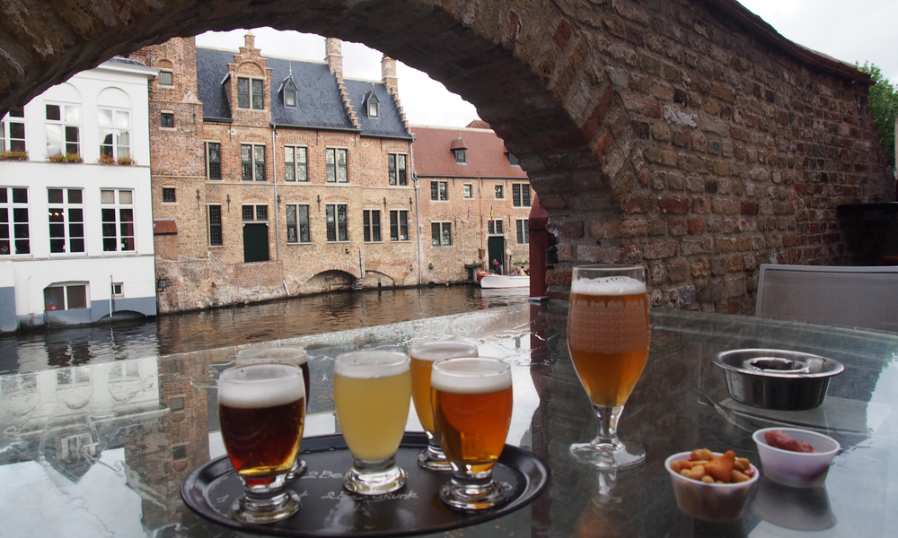 beer sample in belgium
