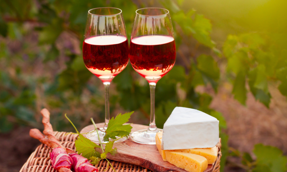 french wine and cheese