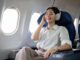 Listening music on a plane