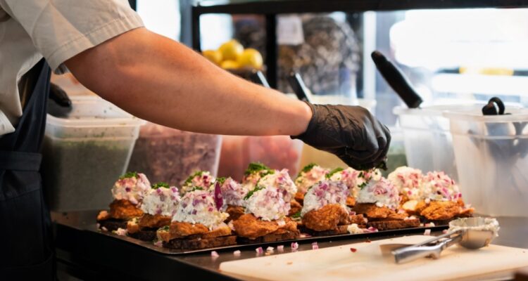 Cooking Danish open sandwiches