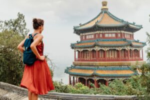 Backpacker in China