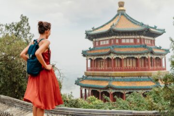 Backpacker in China