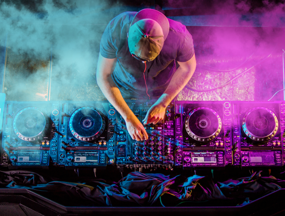 dj at a club