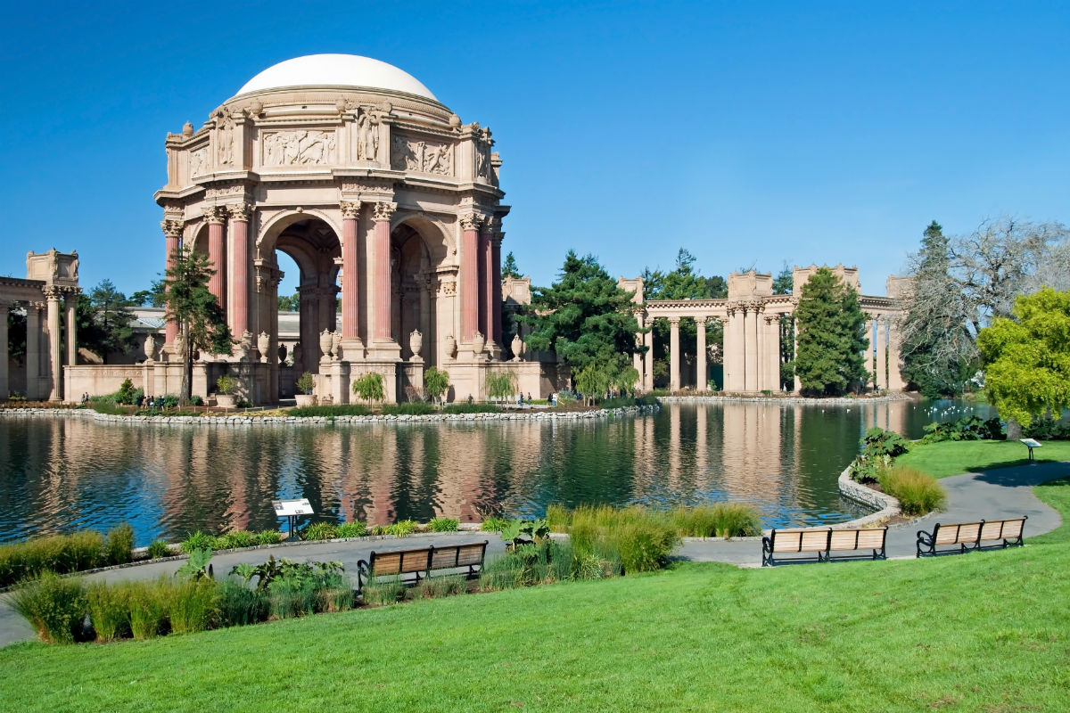 palace of fine arts in SF